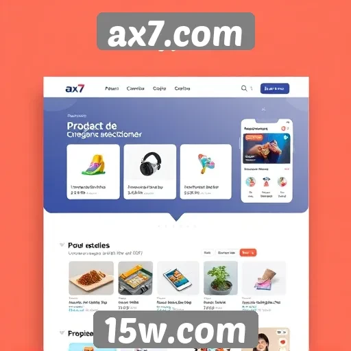 navegação intuitiva no site ax7.com
